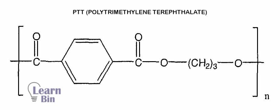 PTT (polytrimethylene terephthalate) molecule