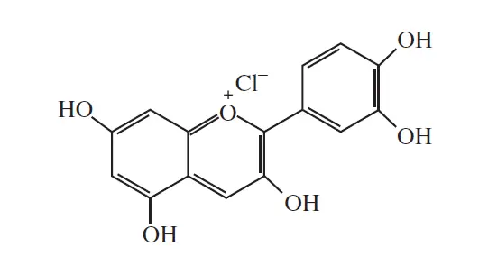 Cyanidin molecule