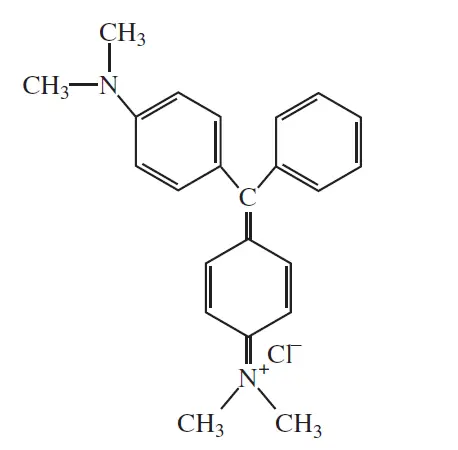 Malachite green molecule