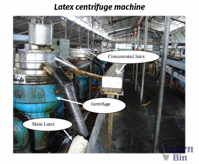 Latex centrifuge machine