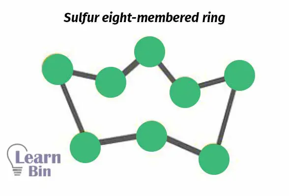 Sulfur eight-membered ring