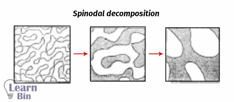 Spinodal decomposition