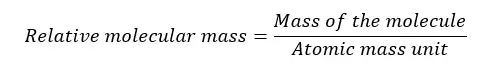 Mass calculation of atoms eq 04