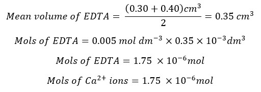 Determination of the Ion Concentration in a Natural Rubber Latex Sample eq 06