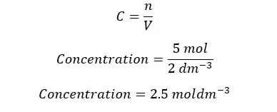 How to find concentration eq 02