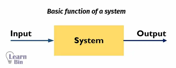 The basic function of a system