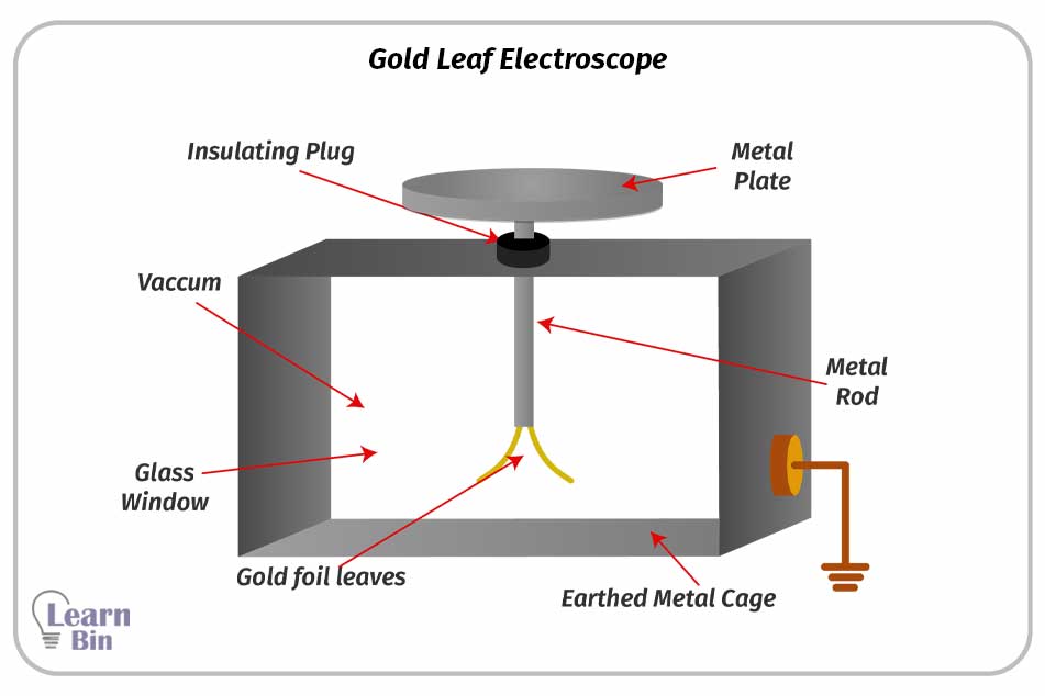 Gold Leaf Electroscope | Learnbin