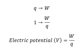 Electric potential eq 01
