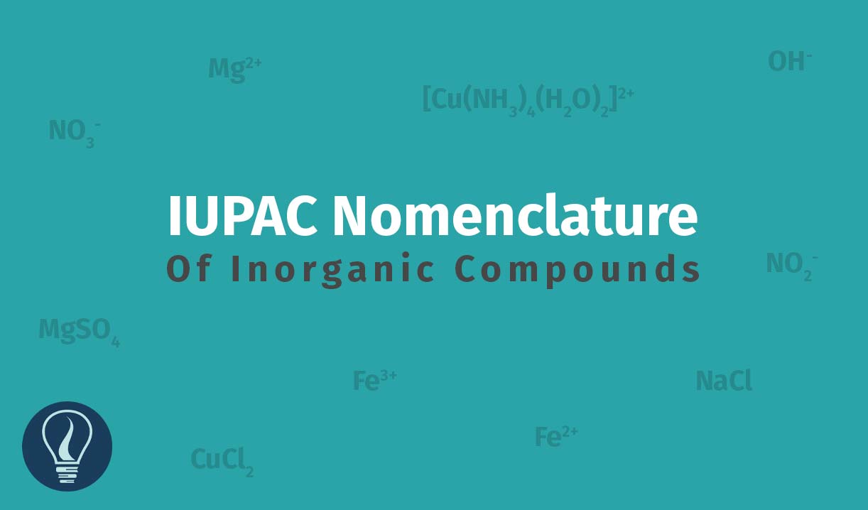 IUPAC Nomenclature of Inorganic Compounds